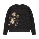 Derschutze "garden of eden" Cardigan anthracite