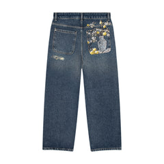 Derschutze "garden of eden" indigo Denim