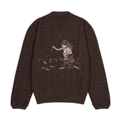 Derschutze "lotus v2" longsleeve Knit brown