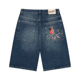 Derschutze "koi fish v2" Jorts washed indigo
