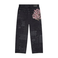 Derschutze "blossom v2" patchwork Denim black