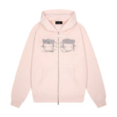 Derschutze "koi" Zip Up pink