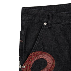 Derschutze "yakuza" raw Denim black
