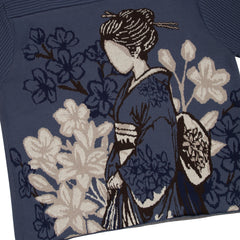 Derschutze "yakuza v2" knitted Jersey blue