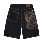 Derschutze "yakuza" indigo raw Jorts 03
