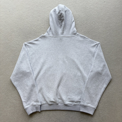 Derschutze Heather Grey Cropped Hoodie & Jogger Set Cherry‑Blossom Embroidery