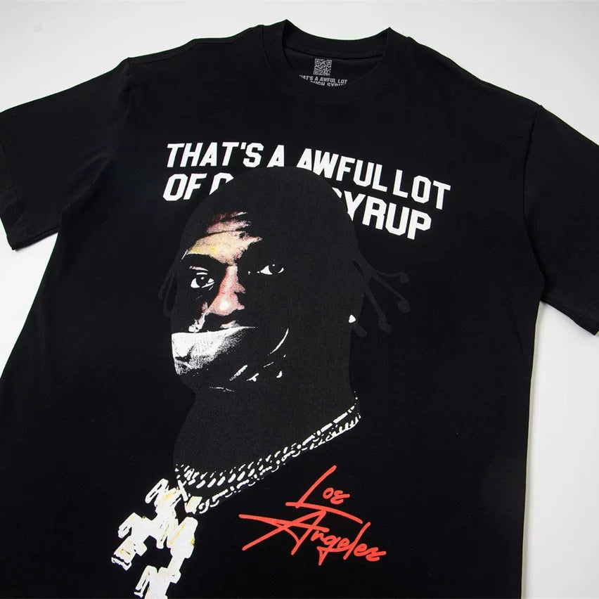 That’s A Awful Lot Of Cough Syrup Los Angeles Portrait Graphic Tee