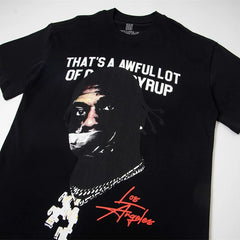 That’s A Awful Lot Of Cough Syrup Los Angeles Portrait Graphic Tee