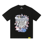 THAT'S A AWFUL LOT OF COUPH SYRUP Vintage Rap Collage Oversized Black Tee