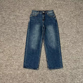 Derschutze Vintage Embroidered Blue Jeans