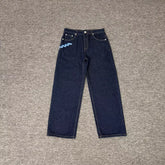 Derschutze Dark Indigo Pinstripe Jeans