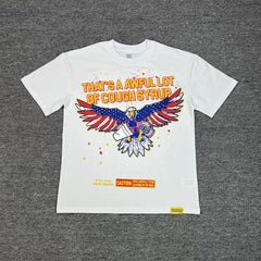 THAT'S A AWFUL LOT OF COUPH SYRUP Vintage Washed Eagle Graphic T-Shirt