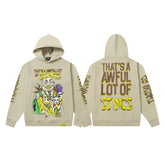 That’s A Awful Lot Of Stincs Buddha Graphic Beige Pullover Hoodie