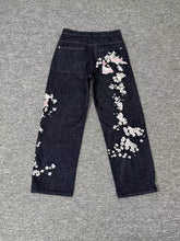 Derschutze Sakura Embroidered Denim Jeans