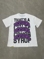 That’s A Awful Lot Of Cough Syrup Texas Persona Drip Graphic Oversized Tee