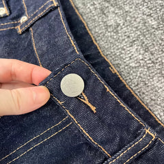 Derschutze Floral Detail Dark Denim Jeans