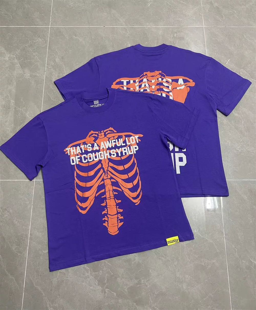 That's A Awful Lot Of Cough Syrup Ribcage Skeleton T-Shirt