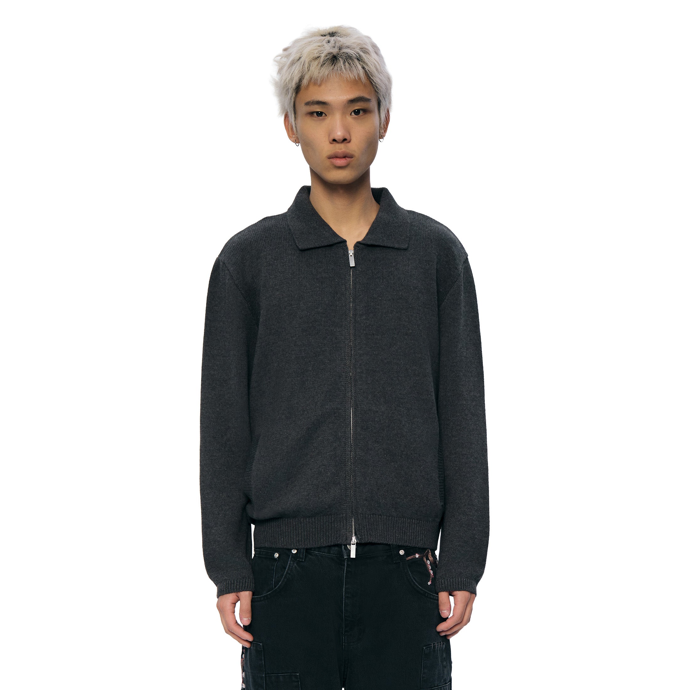 Derschutze "blossom v2" polo zip Knit