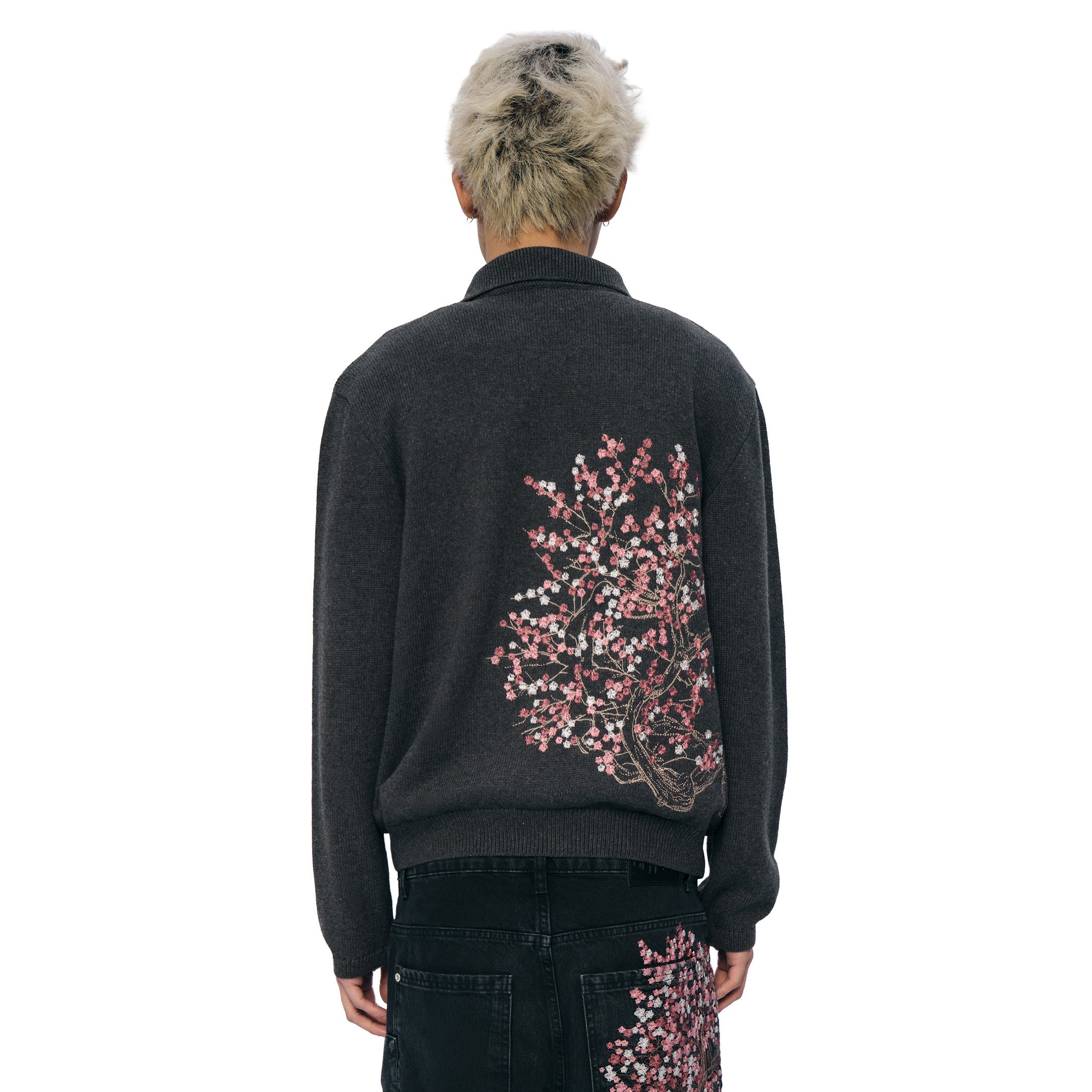 Derschutze "blossom v2" polo zip Knit