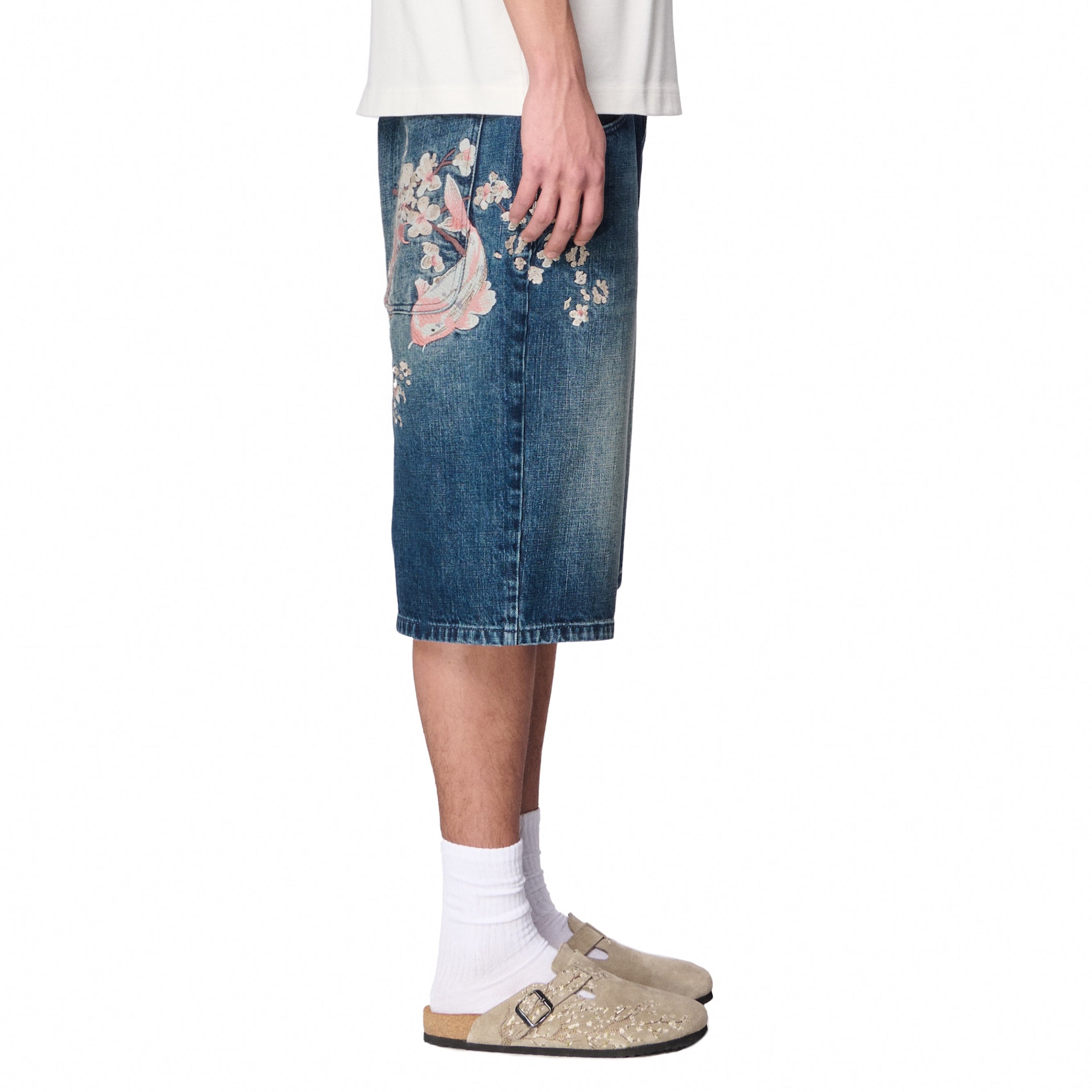 Derschutze "yakuza" indigo washed Jorts 01