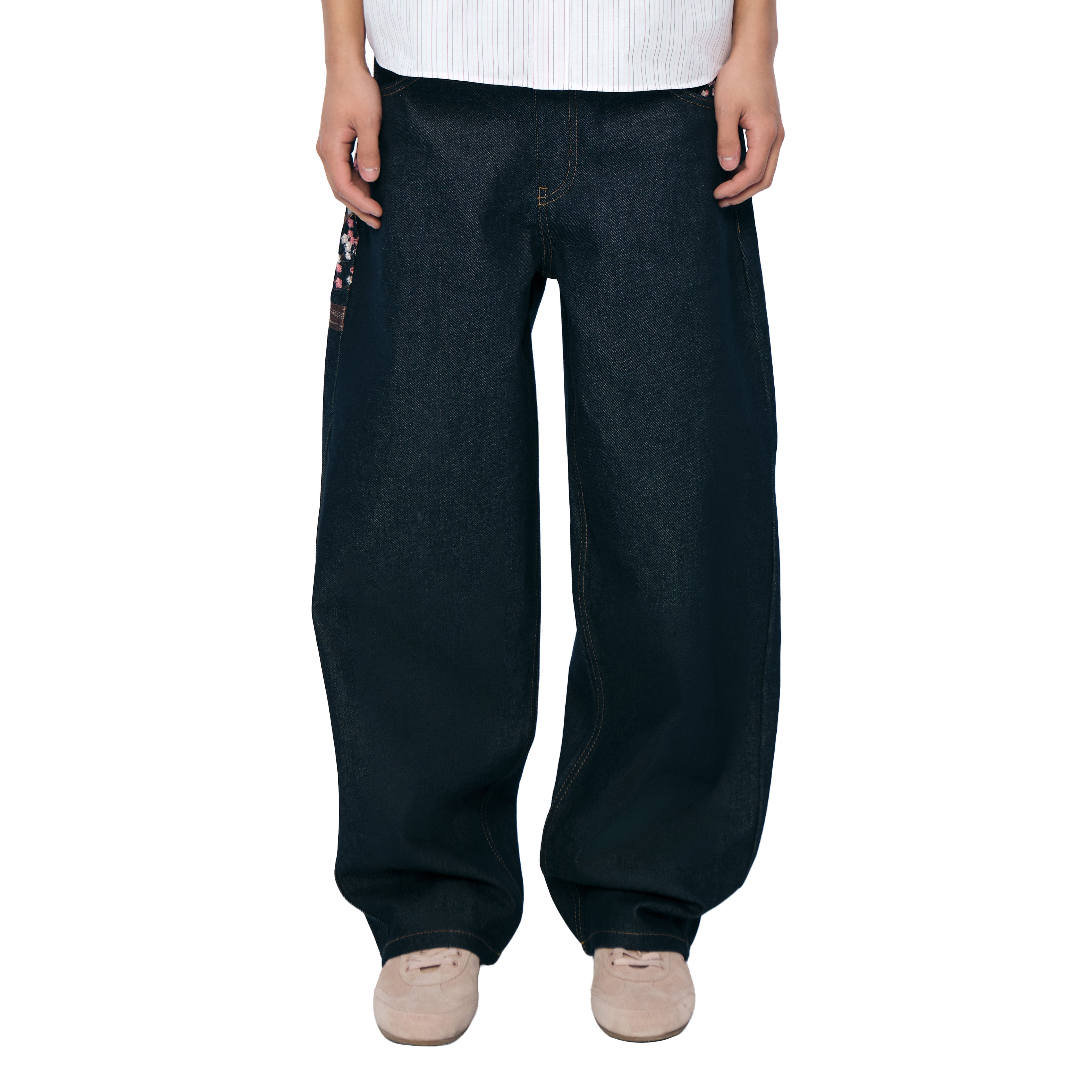 Derschutze "blossom v2" raw Denim