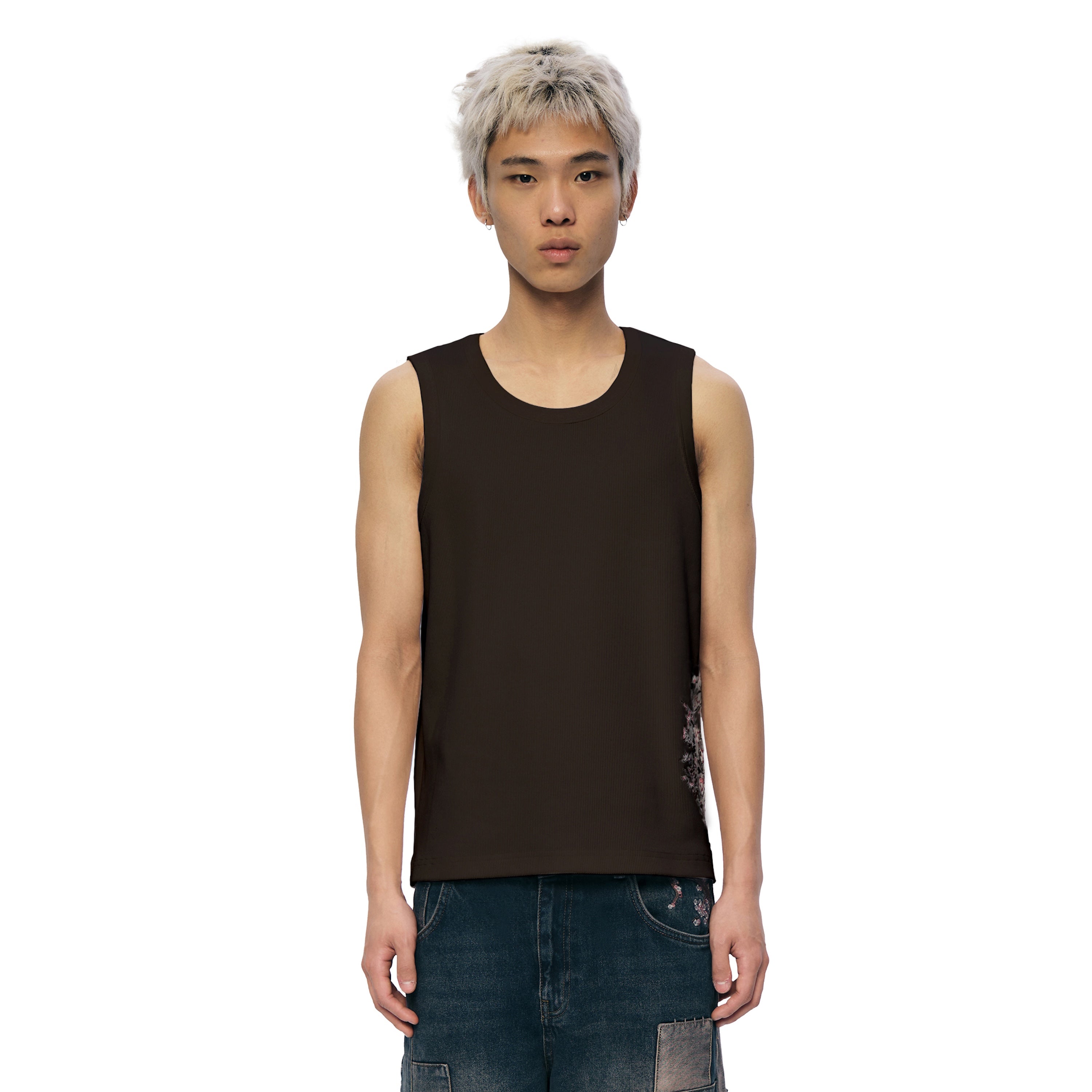 Derschutze "blossom v2" Tanktop anthracite