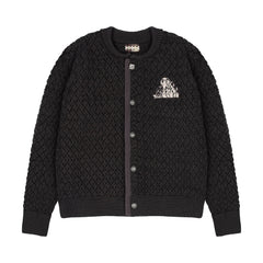 Derschutze "garden of eden" Cardigan anthracite