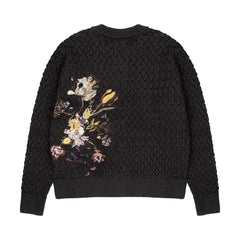 Derschutze "garden of eden" Cardigan anthracite