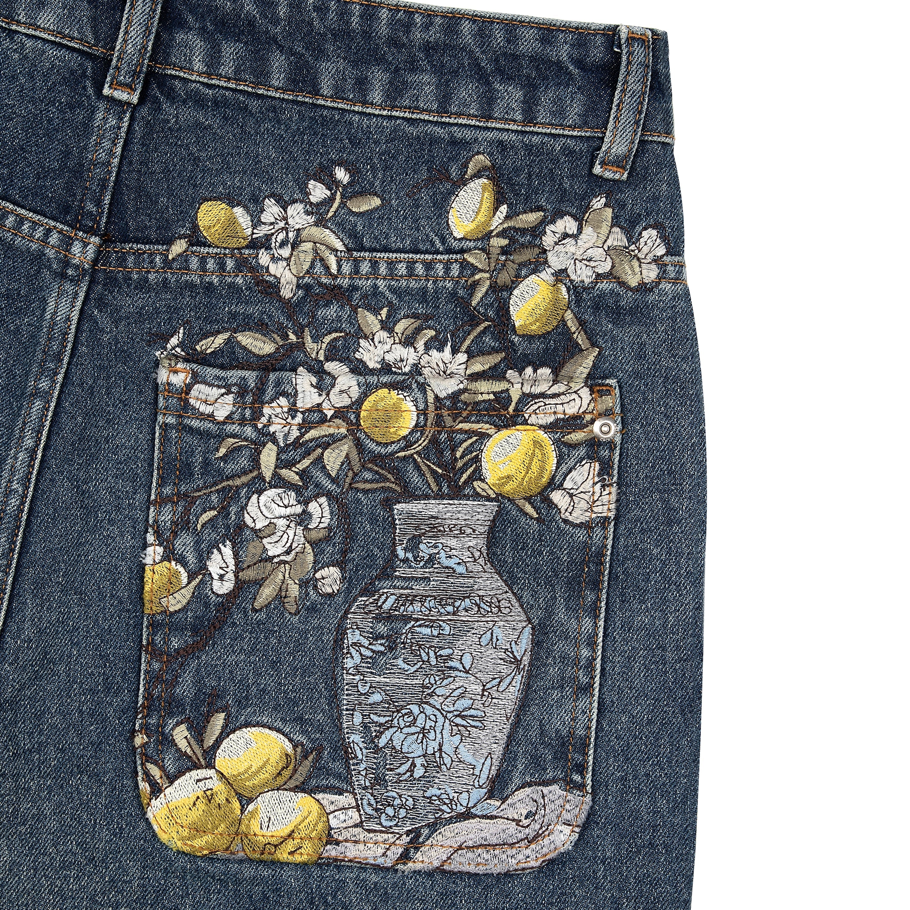 Derschutze "garden of eden" indigo Denim