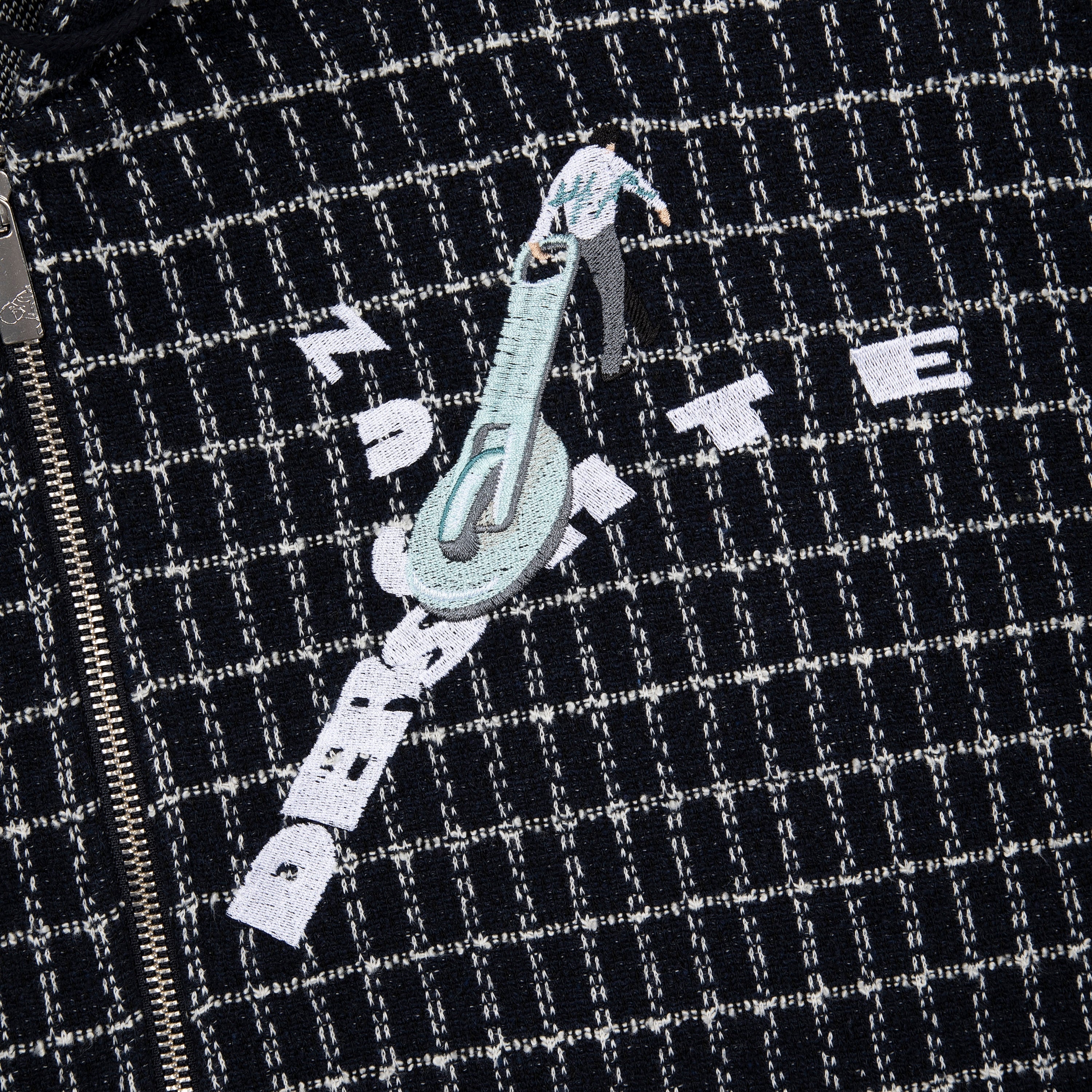 Derschutze "on air" tweed Zip Up
