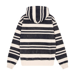 Derschutze "on air" striped Zip Up