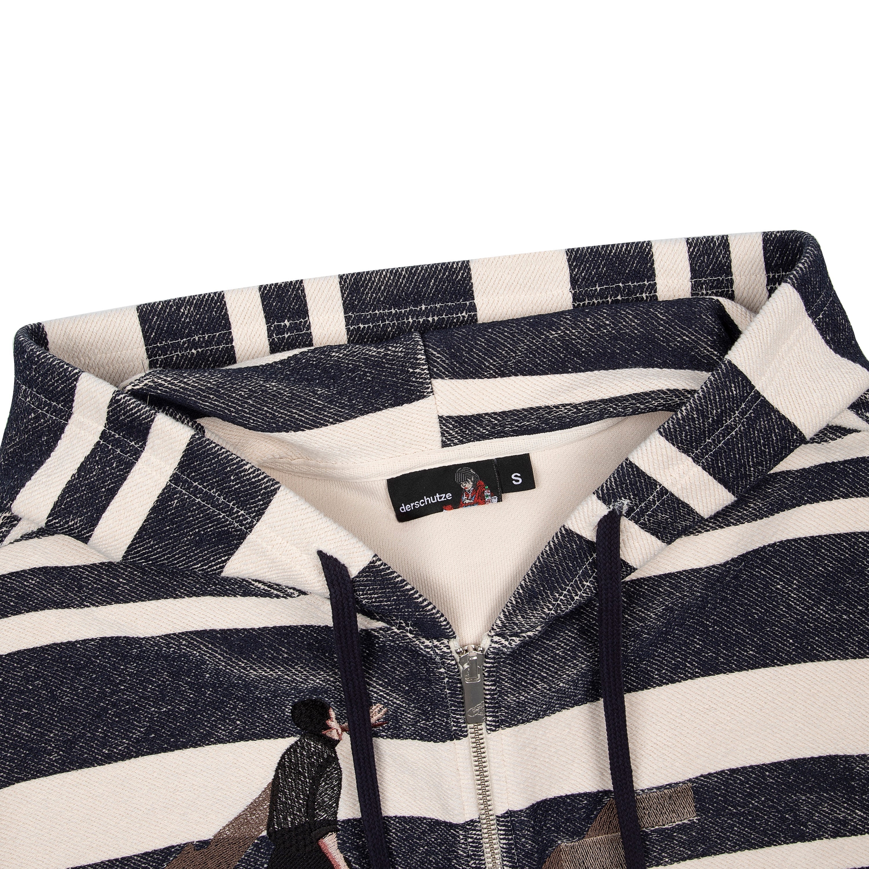 Derschutze "on air" striped Zip Up