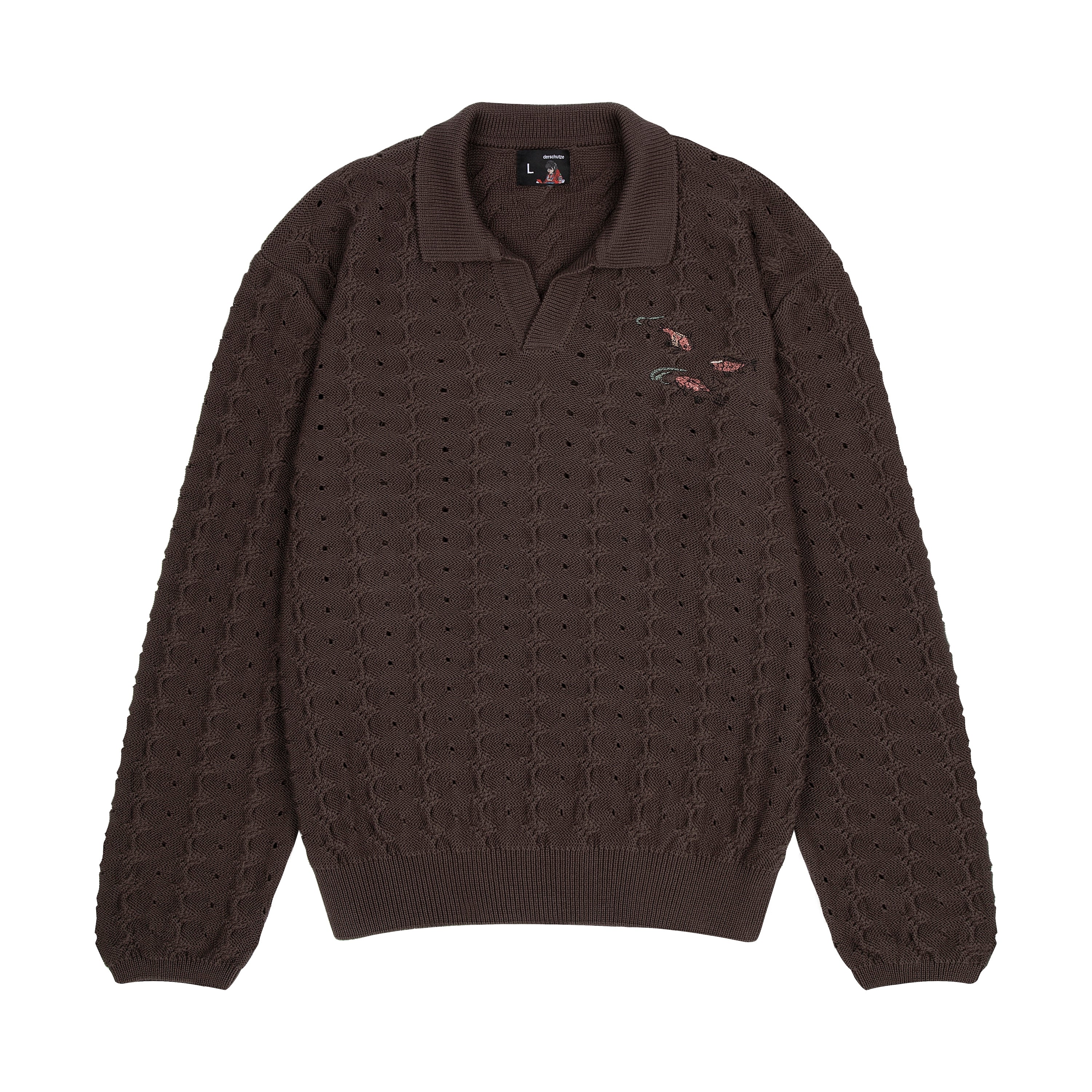 Derschutze "lotus v2" longsleeve Knit brown