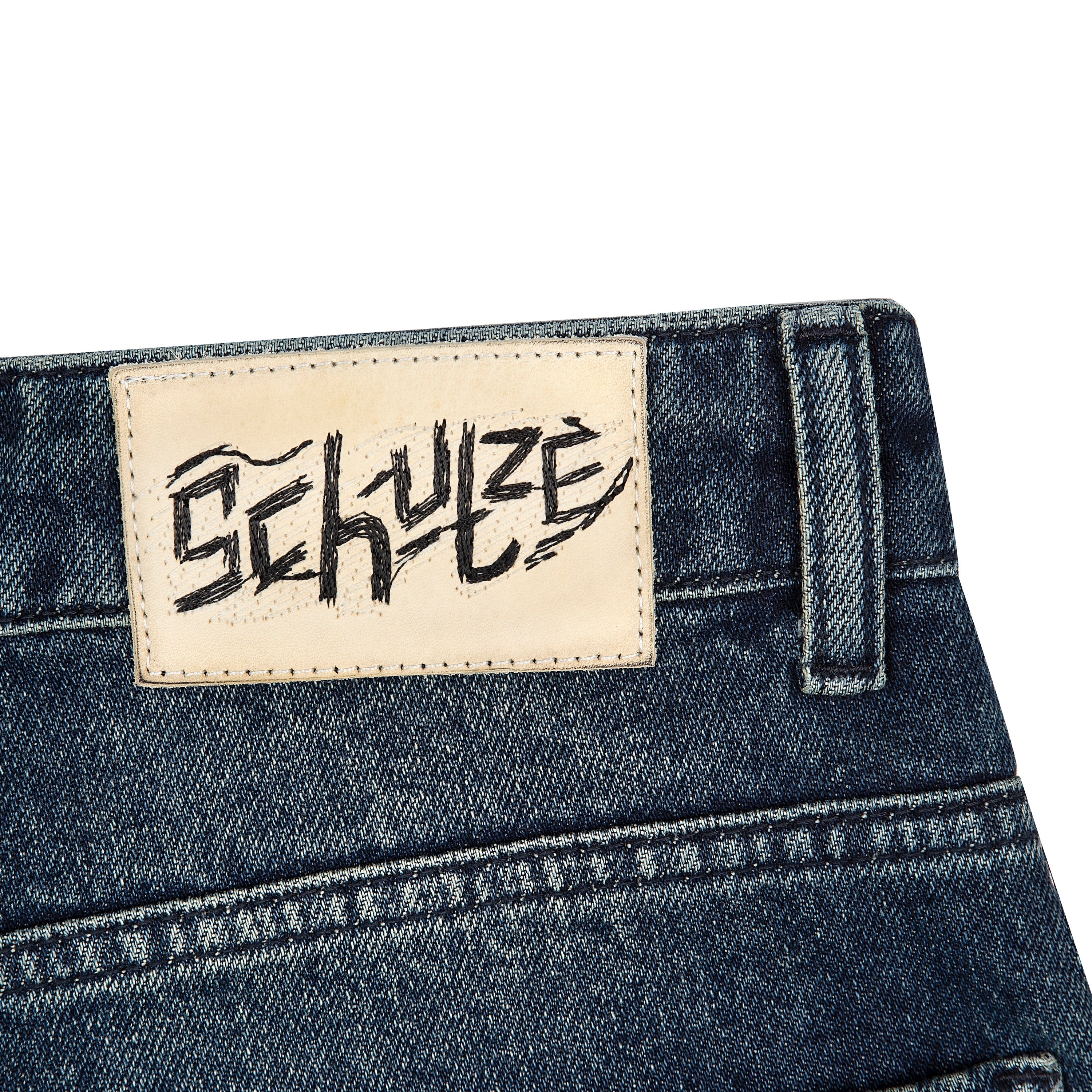 Derschutze "koi fish v2" Jorts washed indigo