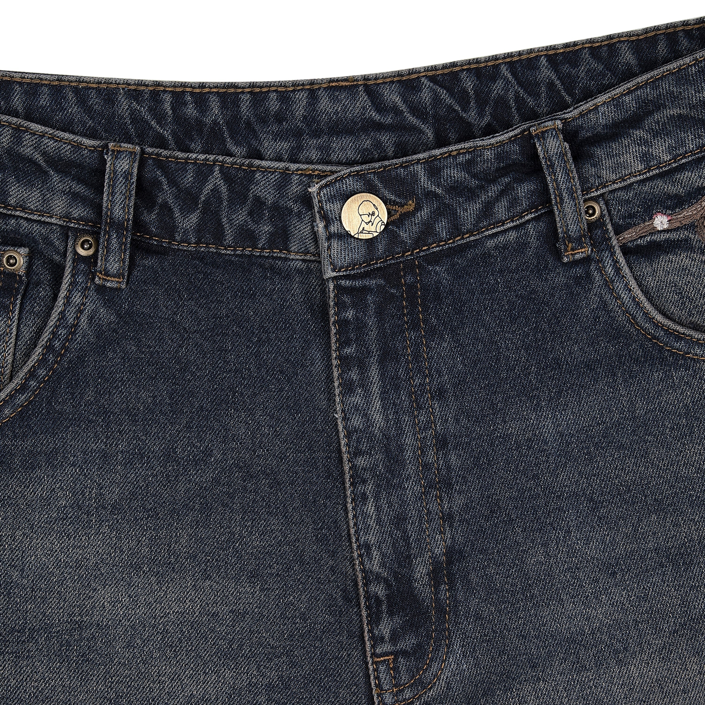 Derschutze "blossom v2" patchwork Denim dark indigo