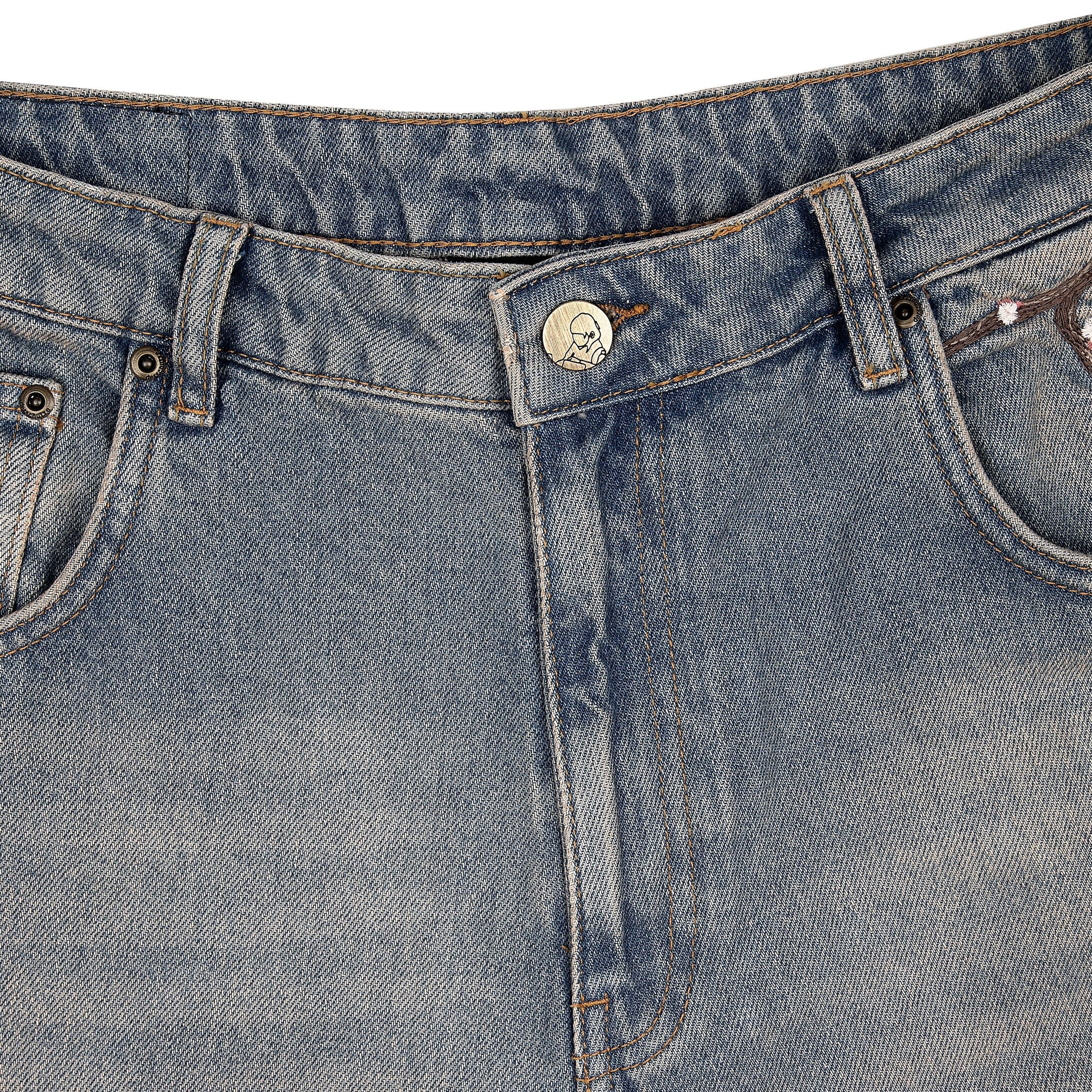 Derschutze "blossom v2" patchwork Denim light blue