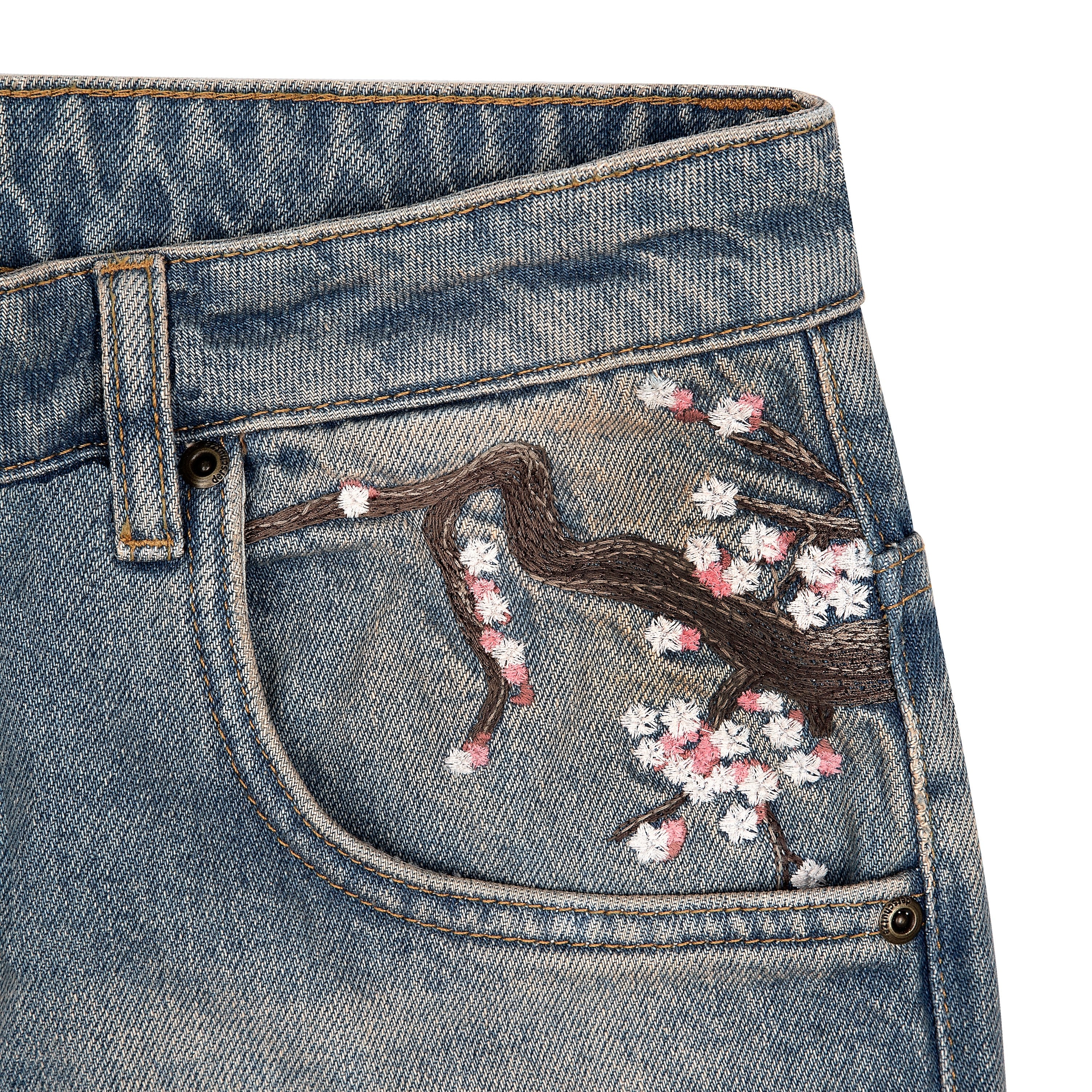 Derschutze "blossom v2" patchwork Denim light blue