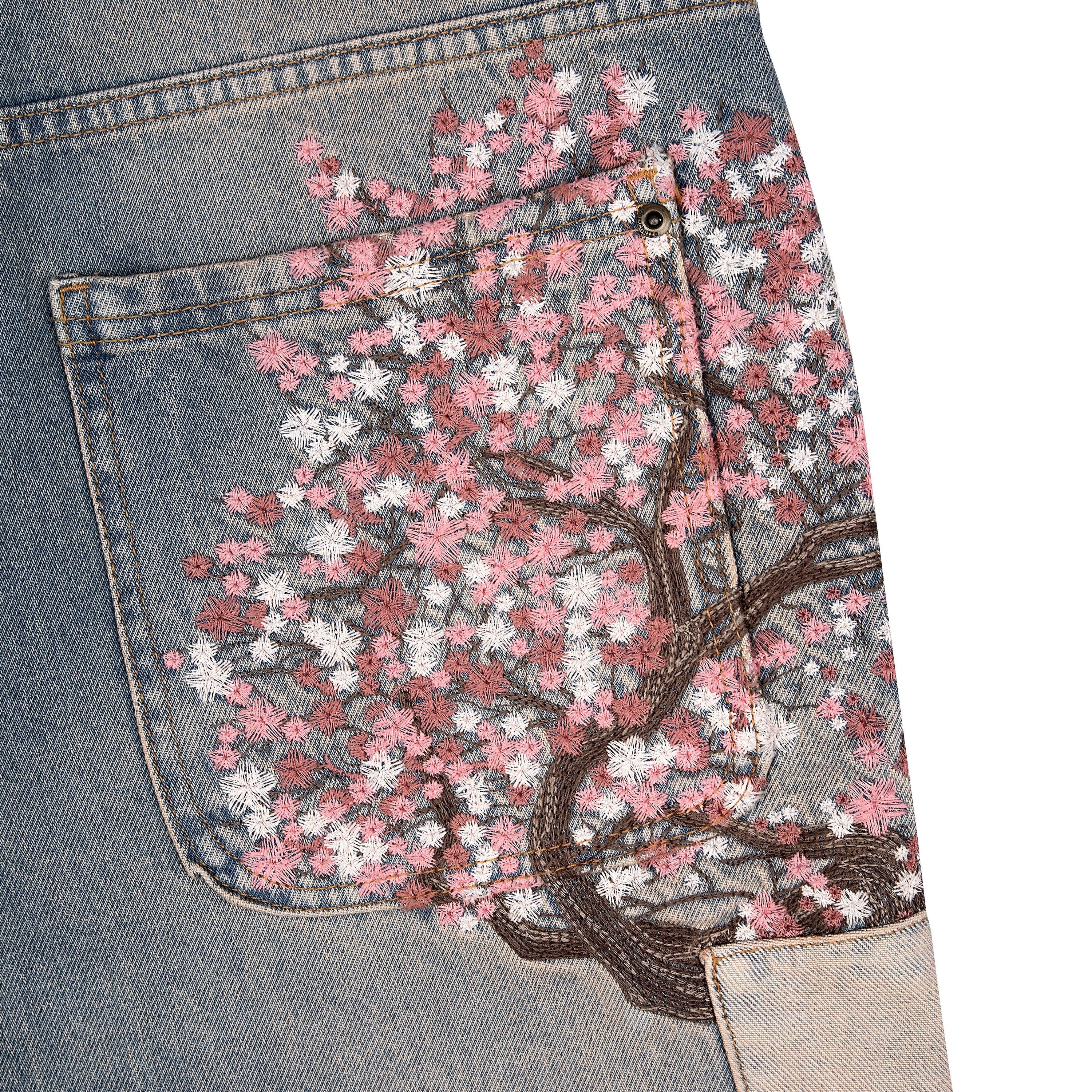 Derschutze "blossom v2" patchwork Denim light blue
