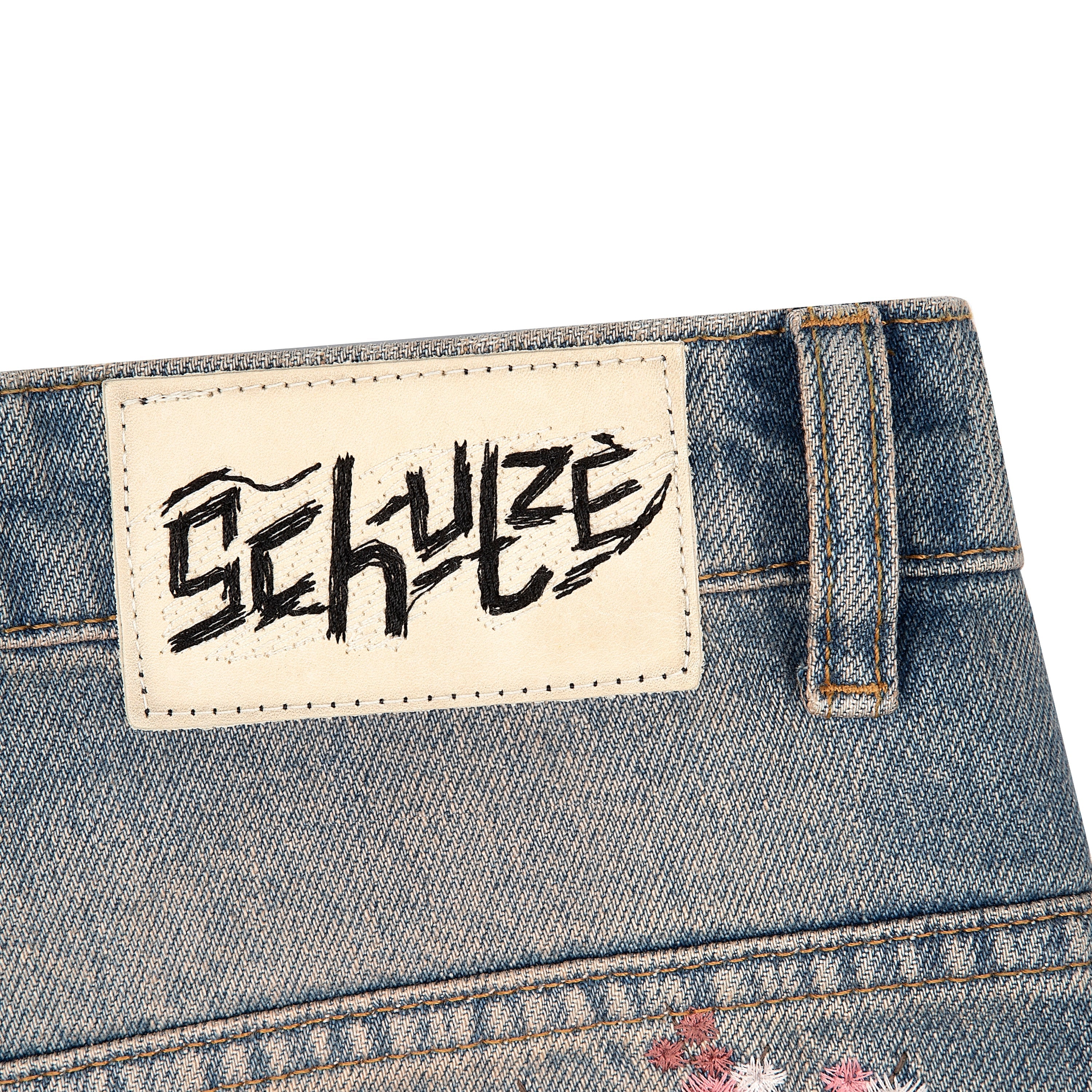 Derschutze "blossom v2" patchwork Denim light blue
