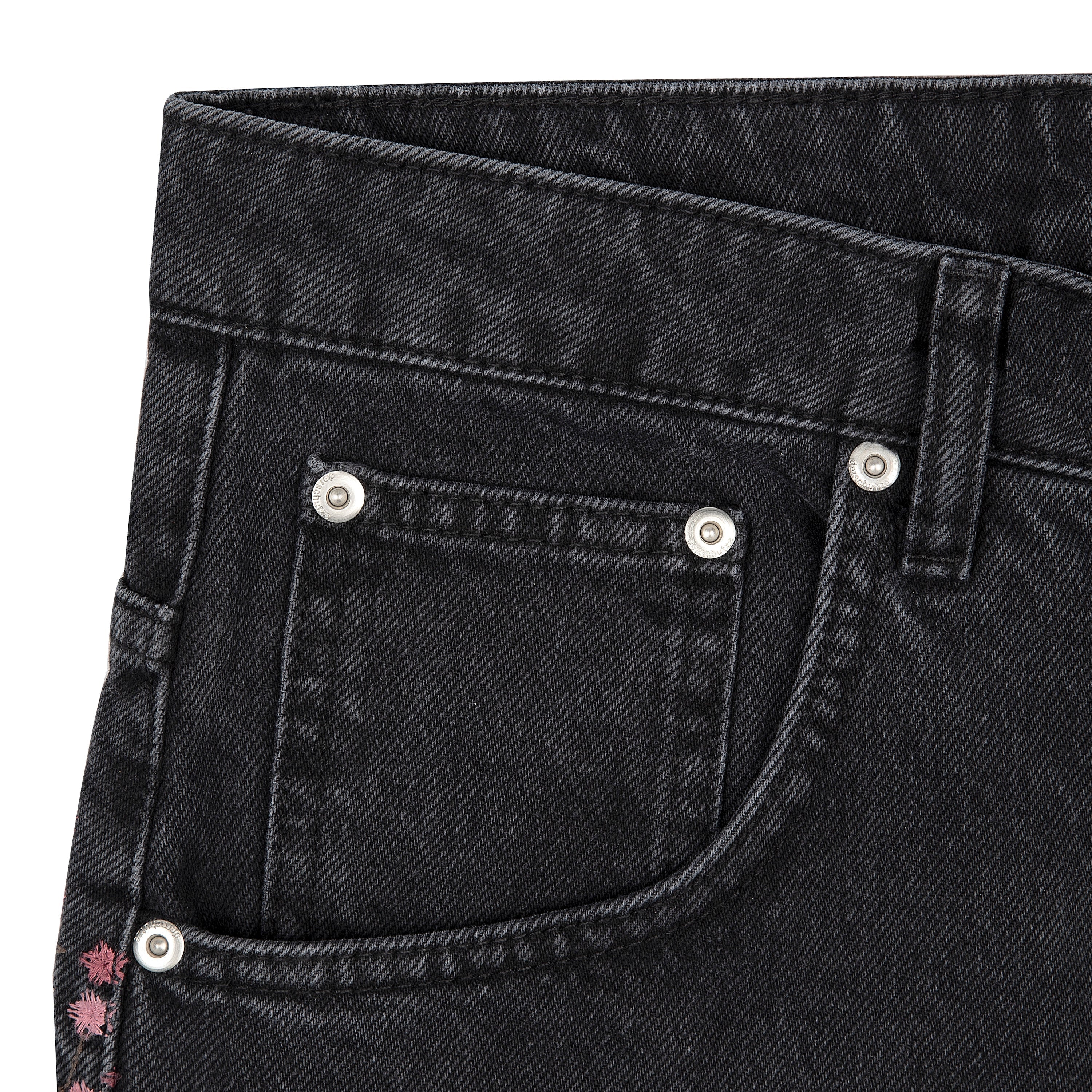 Derschutze "blossom v2" patchwork Denim black