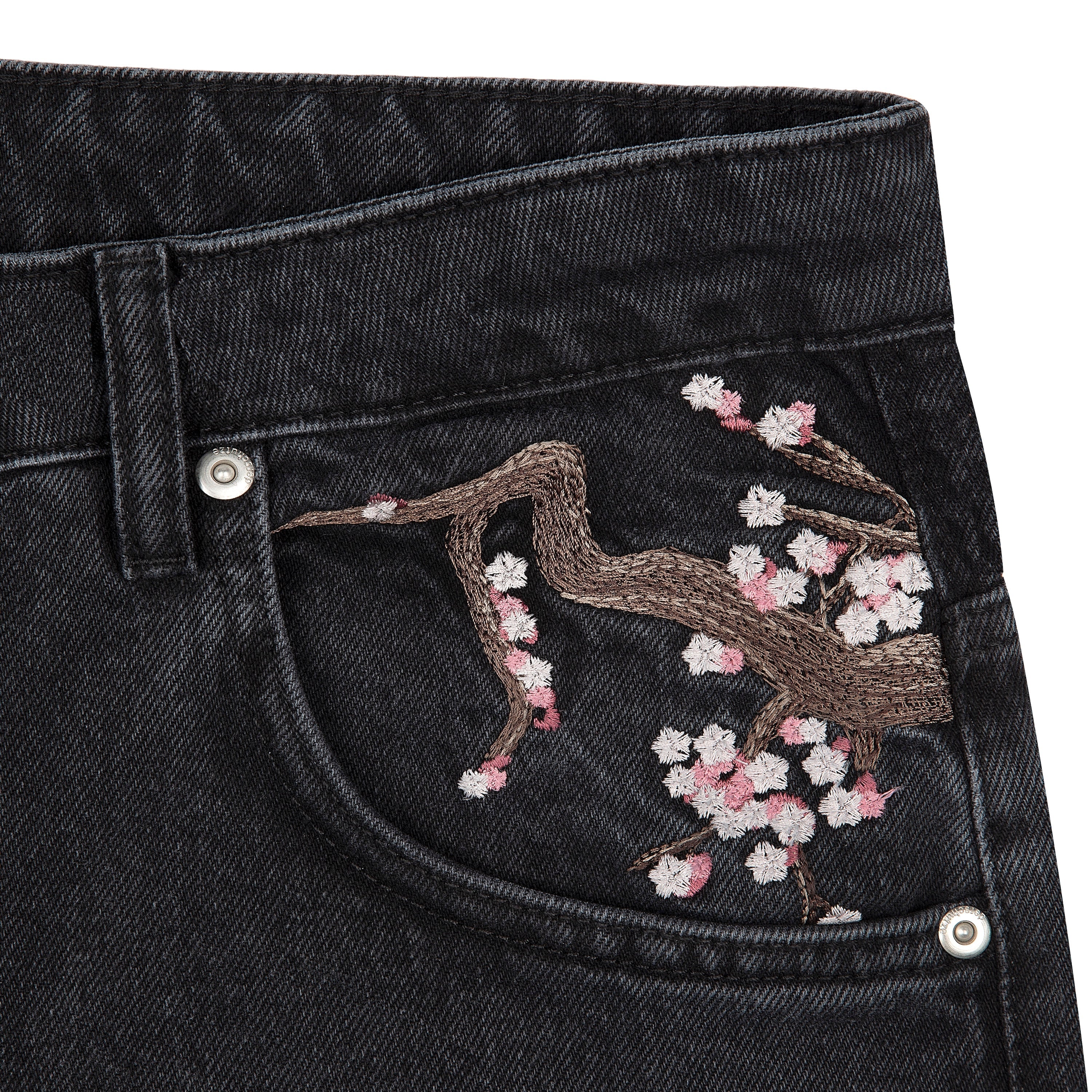 Derschutze "blossom v2" patchwork Denim black