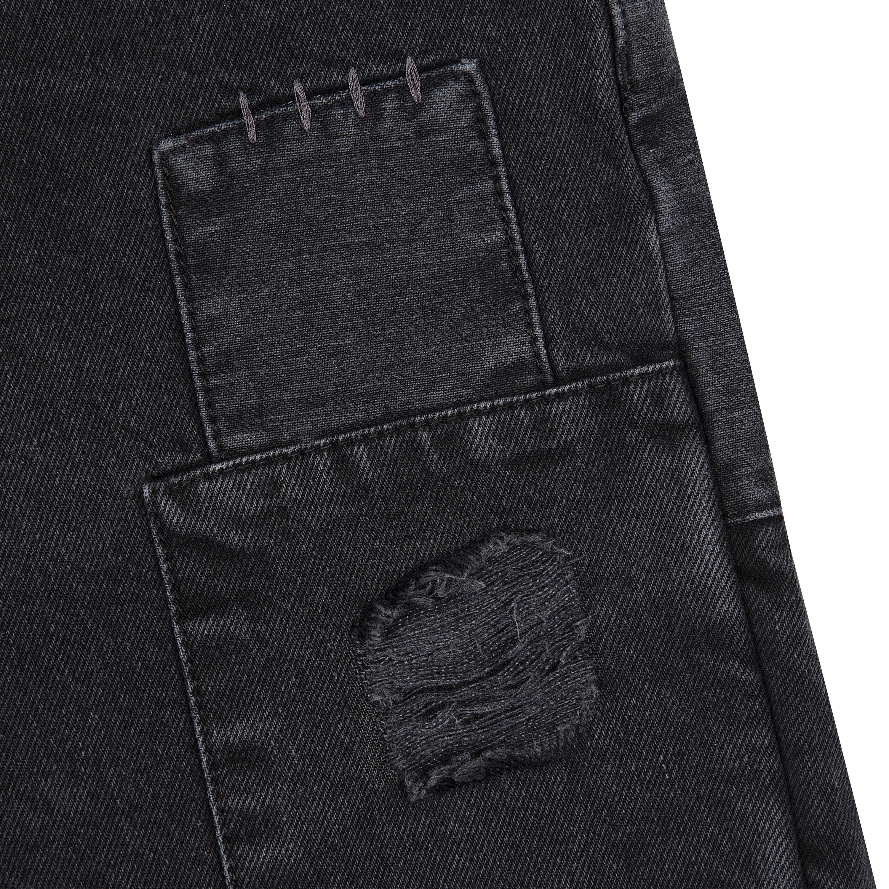 Derschutze "blossom v2" patchwork Denim black