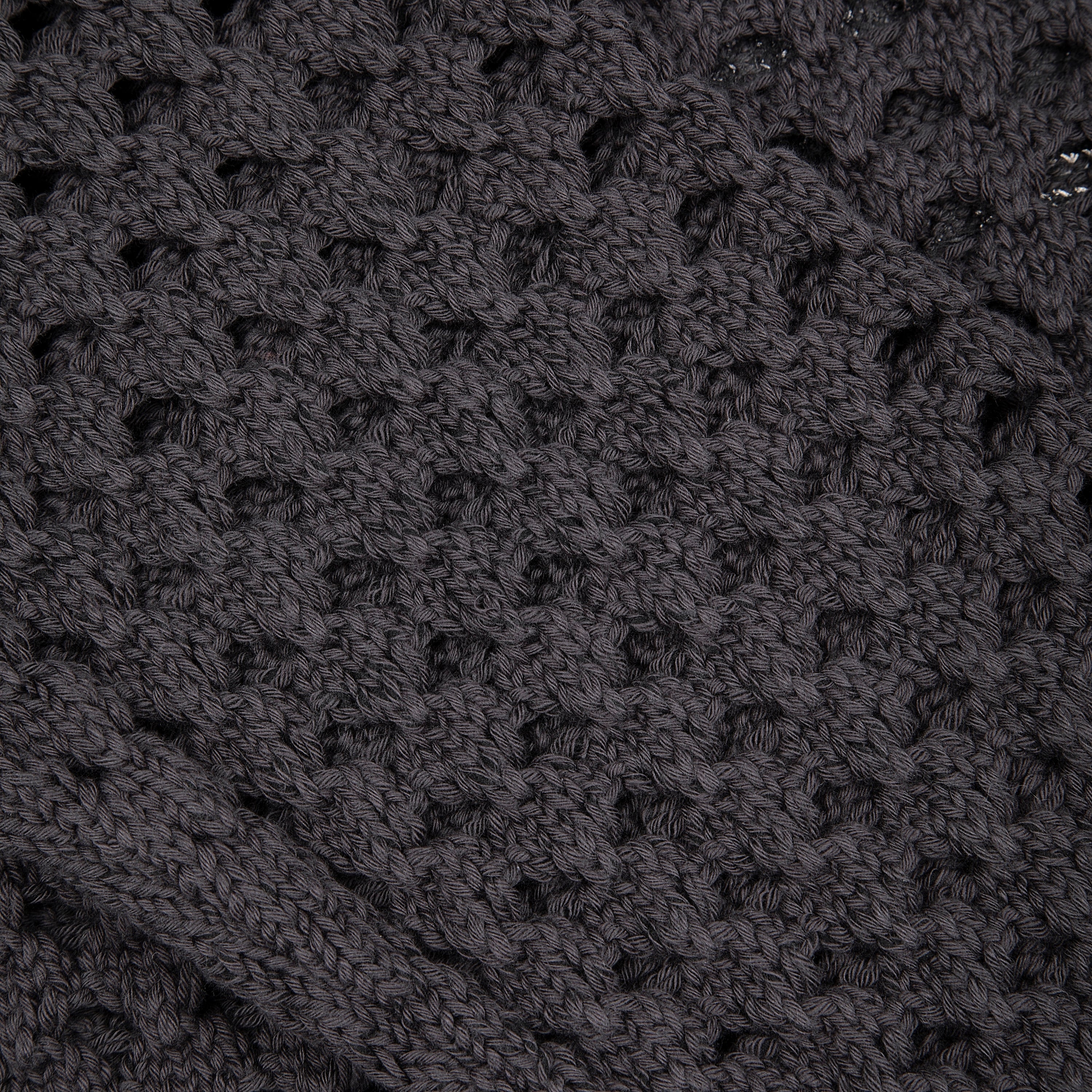Derschutze "aziza" crochet zip up anthracite