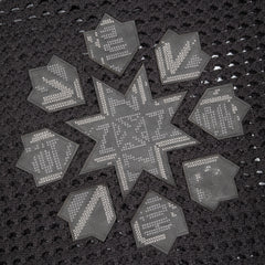Derschutze "aziza" crochet zip up anthracite