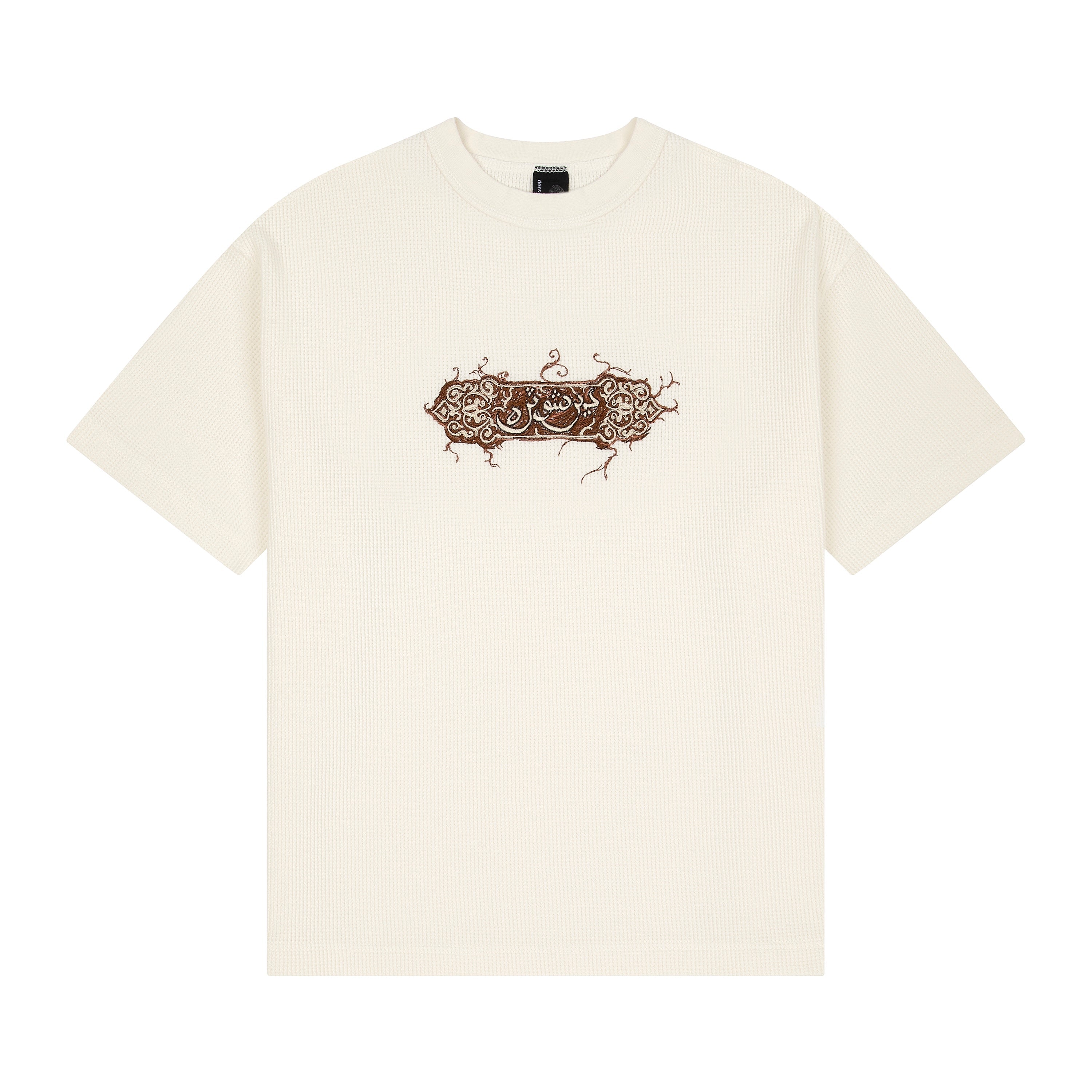 Derschutze "aziza" waffle T Shirt ecru