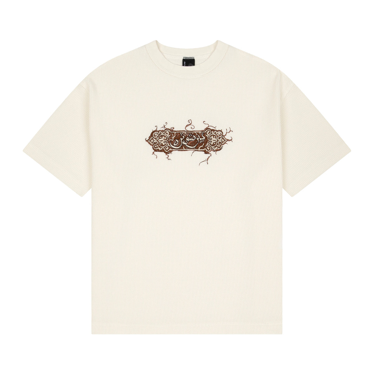 Derschutze "aziza" waffle T Shirt ecru