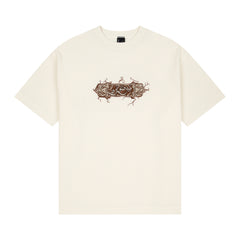 Derschutze "aziza" waffle T Shirt ecru