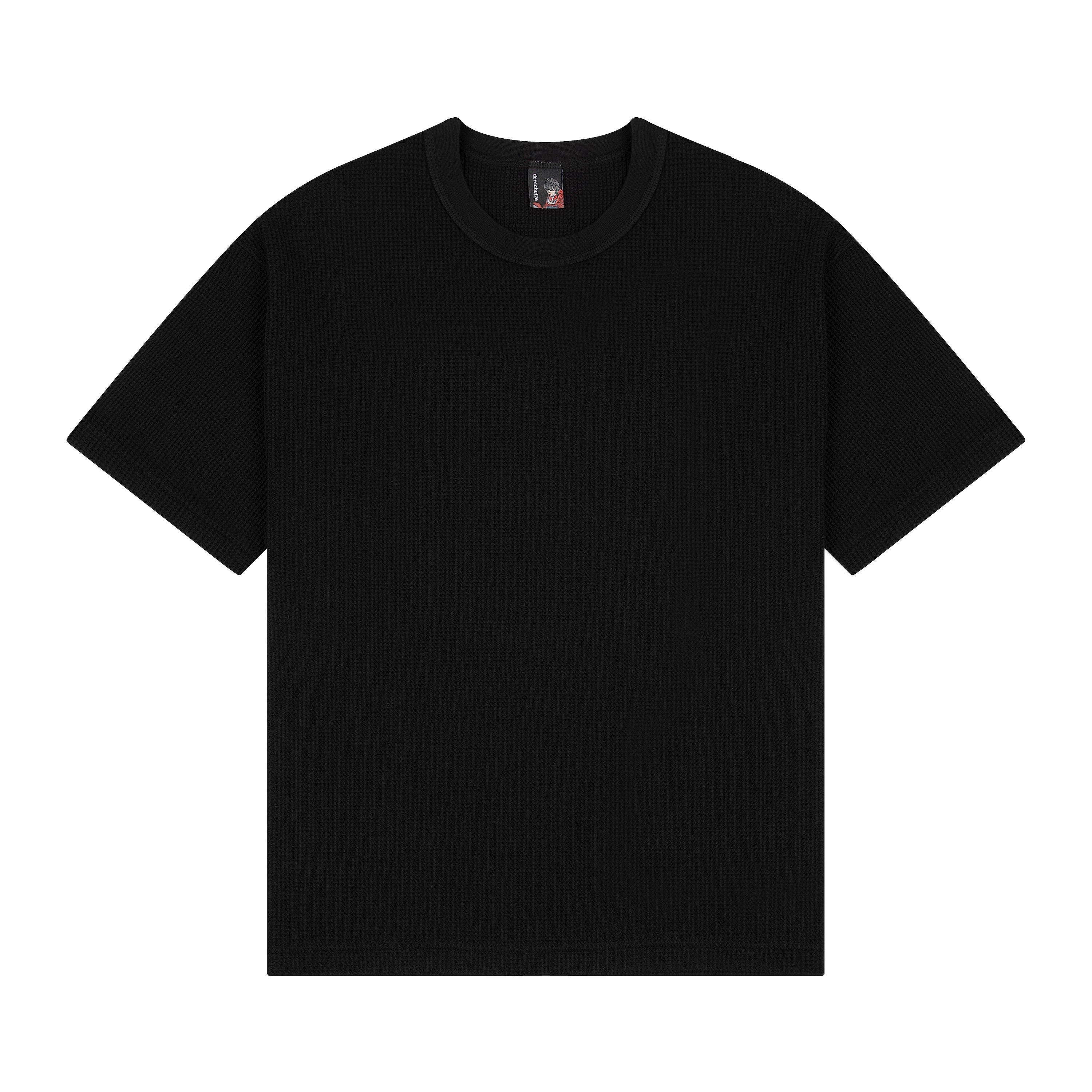 Derschutze "aziza" waffle T Shirt black