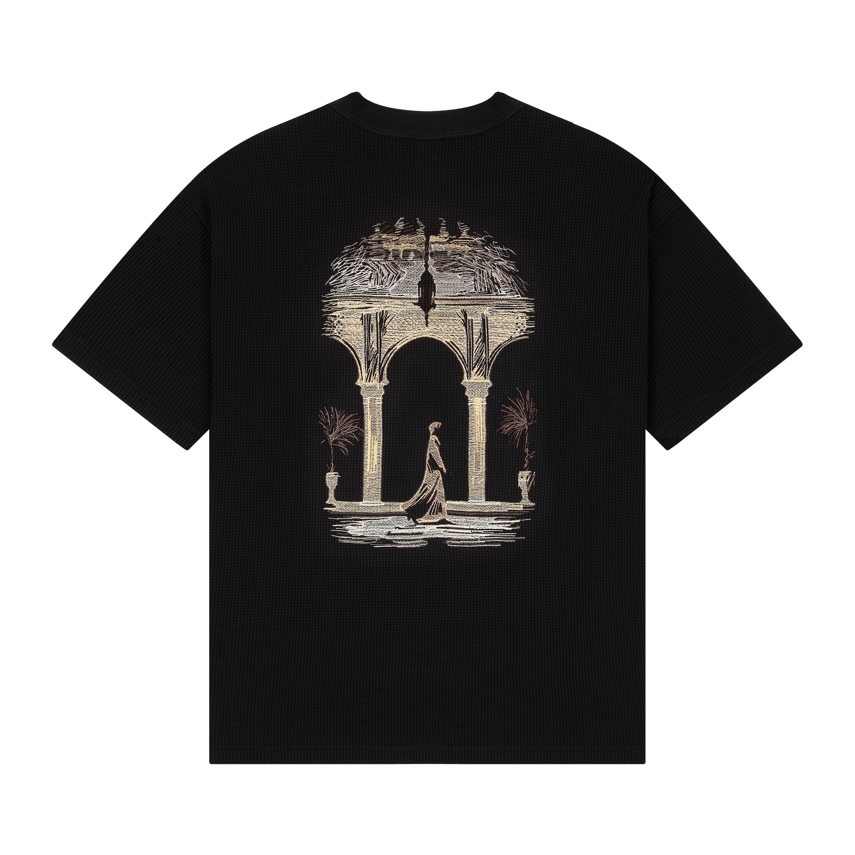 Derschutze "aziza" waffle T Shirt black