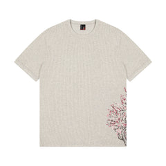 Derschutze "blossom v3" ribbed T Shirt grey